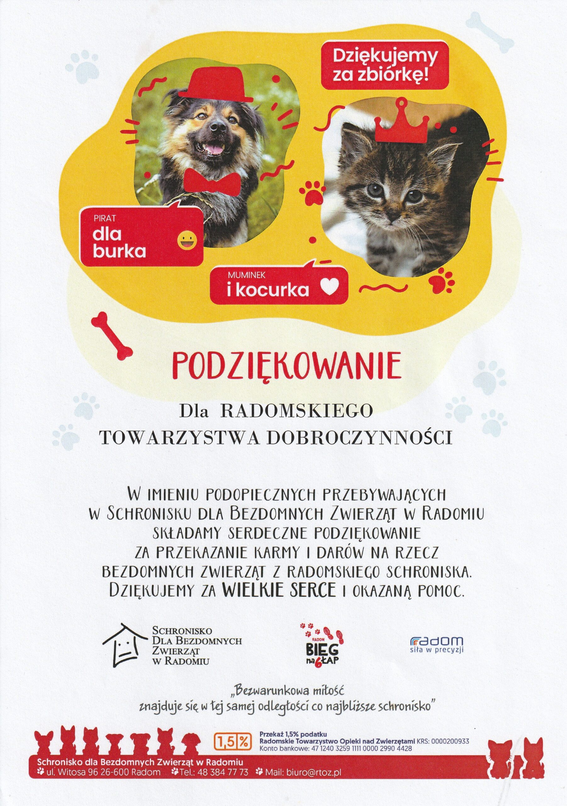 Zbiórka dla schroniska